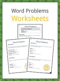 Aligned to common core standard: Word Problems Worksheets What Why Examples Summary