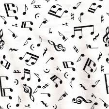 Black And White Music Notes Wallpaper Music Walpaper Notas Musicales Ilustracion Musical Notas