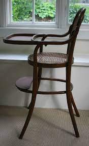 summer sale thonet style baby high chair vintage bentwood baby high chair chair bentwood chairs