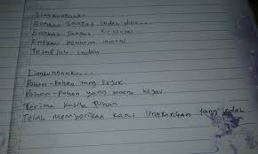 Puisi Lingkungan Hidup 2 Bait
