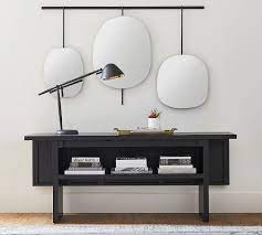 So we built desks that very simply convert to a dini. Convertible Console Dining Table Pottery Barn