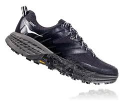 Womens Hoka Speedgoat 3 Waterproof Shoes Black Plein Air