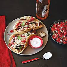 Freshly grilled fish with an assortment of sides tucked into heated corn tortillas makes for a perfect but they are also a lot of work to make, thanks to the beer battering and frying aspect of the recipe. Grilled Corn And Fish Tacos Recipe Myrecipes
