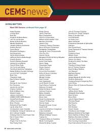 CEMS News Summer 2020