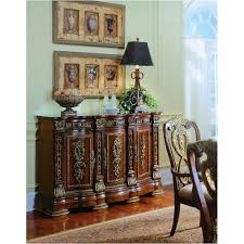 The san mateo dining room set features select hardwood and soft flowing shapes with a rich finish and high end design. 575405 Pulaski Furniture Royale Dining Room Credenza