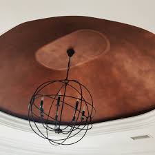 Metallic effect spray paint, copper. Modern Copper Metallic Ceiling By Ev Brooks Design Modern Masters Metallic Paint