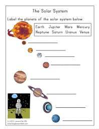 Label The Solar System