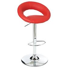 Accueil meuble, literie chaise, tabouret, banc tabouret de bar. Lot De 2 Tabourets De Bar Sasha Rouge Atmosphera Createur D Interieur