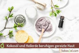 Kokosol Und Heilerde Liefert Mineralstoffe Und Beruhigt Gereizte Haut Rezept Heilerde Kokosol Rezepte Mit Kokosol