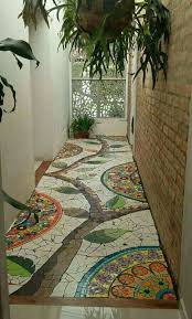 Pin By Noelle Zdepski On Bahce Tas Doseme Ve Yol Mosaic Flooring Mosaic Garden Mosaic Art