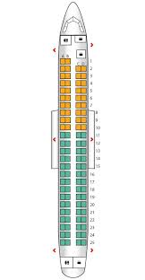 Seat Plan For The Britishairways Embraer 190 British