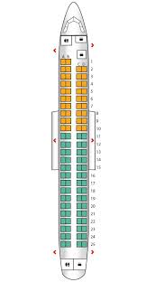 seat plan for the britishairways embraer 190 british