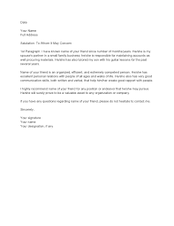 {he/she} knows what it means to do an honest day's work, and also recognizes the value of {his/her} academic obligations. 30 Perfect Letters Of Recommendation For A Friend Templatearchive