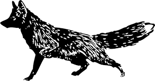 Black And White Silhouette Black And White Fox Clipart Vector Clip Art Online Royalty Free Public Domain Art Images Fox Art Art