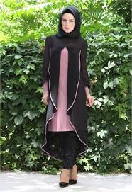 Karis Sifon Tunik Pudra 3003 Musluman Modasi Islami Moda Basortusu Modasi
