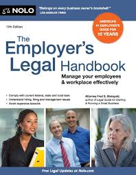 Employer S Legal Handbook The Manage Your Employees Ebook Employment Employee Management Employment Law