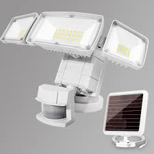 Lepower 35w led security lights motion sensor light outdoor, 3500lm motion security light, 5500k, ip65 waterproof, 3 head motion detected flood light for garage, yard, entryways (not solar powered). Best Top Distance Motion Sensor Bulb Near Me And Get Free Shipping A546