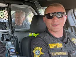 Someone decided to "take that ride..." (back to his car) after the Peace  Walk this morning. 🤣