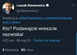 Analize official twitter account of leszek balcerowicz (@lbalcerowicz) by words and their repeats of last year. Marcin Dobski On Twitter Gdy Pracujesz Nad Ksiazka Telefoniczna I Znikad Nie Otrzymujesz Pomocy Zart Ale Pan Balcerowicz Codziennie Chce Jakichs Nazwisk Https T Co 9jjjlqfr8t
