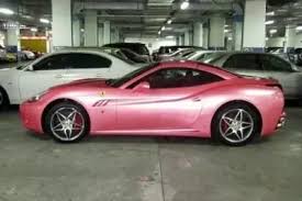 Use left/right arrows to navigate the slideshow or swipe left/right if using a mobile device Pretty In Pink Ferrari California Gets Cotton Candied Top Speed