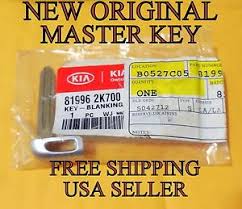 Details About 100 Oem Original Kia Soul Uncut Master Key Blank 81996 2k700