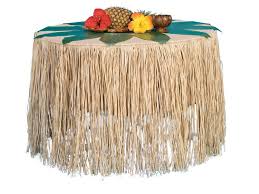 Natural Raffia Table Skirt For Luaus Or Tropical Parties Measures 9 X28 Moana Birthday Party Luau Hawaiian Luau Party