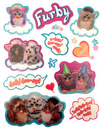 Transparent Sticker Images 90s Furby Stickers By Hasbro Released With The Cute Stickers Sticker Collection Furby