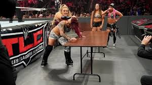 Photos Natalya And Riott Take Their Bad Blood To A Deadly Tables Match Women S Wrestling Wwe Photos Wwe