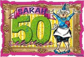 Het deurbord 50 jaar sarah of abraham cartoon is ook een grappige knipoog naar de jarige toe. 50 Jaar Sarah Speciale Verjaardag Verjaardag Kaarten Verjaardag