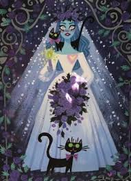 Disney Wonderground Haunted Mansion Haunted Beauty The Bride Postcard Griselda Disney Haunted Mansion Haunted Mansion Halloween Haunted Mansion