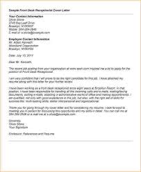 Cover letters are your first impression, so make it a good one. Application Letter For Receptionist Front Desk Cover Leading Professional Examples Amp Resources Cover Letter For Resume Job Cover Letter Letter Example