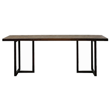 Elm parquet pattern top round dining table. Parquet Reclaimed Wood Dining Table Temple Webster