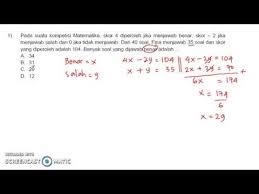 Check spelling or type a new query. Persiapan Un Smp 2019 Pembahasan Try Out 3 Matematika Kelas 9 No 1 5 Youtube