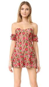 For Love Lemons Amelia Strapless Mini Dress Short Dresses Casual Mini Dress Red Flare Dress