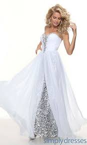 Long White Sparkly Dress Not White Because The Wedding Thing Lol Flowy Prom Dresses Gowns White Prom Dress