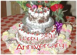 इस लेख में हमने 21+ best marriage anniversary wishes in hindi लिखी हैं|. Happy 25th Anniversary Desicomments Com