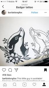 Dachs Dachs Octopustattoostomach Tiere Zeichnen Tattoo Tiere Zeichnung