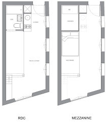 Studio Paris 6 23 M2 Renoves Avec Mezzanine Studio Paris Loft Appartement Mezzanine