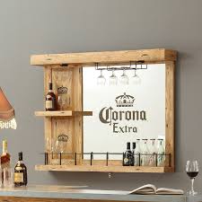 Check out our home wall bar selection for the very best in unique or custom, handmade pieces from our home there are 217933 home wall bar for sale on etsy, and they cost $43.85 on average. Corona Wall Bar W Mirror Eci Furniture Furniture Cart