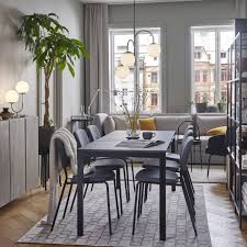 This is a series of custom dining room charts that set out proper table and room dimensions for 4, 6, 8, 10 and 12 people. Dining Room Design Gallery Uae Ikea