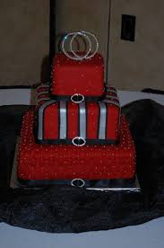 Black And Silver Wedding Cake Ideas Black Silver Wedding Black Red Wedding Red Silver Wedding