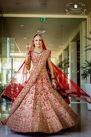 Intricate Red Bridal Lehenga For Indian Bride See More On Wedmegood Com Wedmegood India Wedding Lehenga Designs Indian Bridal Outfits Indian Bridal Lehenga
