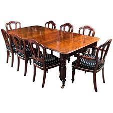 Antique Regency Mahogany Dining Table Eight Admiralty Chairs From A Unique Collection Of Antique An Modern Dining Room Set Dining Table Mahogany Dining Table