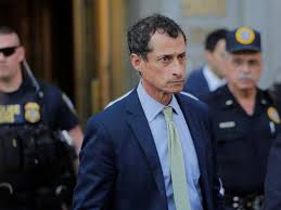 Weiner plays with his wedding ring the day after his wife huma abedin filed for divorce from him. Anthony Weiner Given 21 Months In Prison For Sexting Teenage Girl Anthony Weiner The Guardian