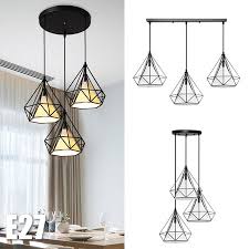 In the dining room, hang an iron pendant lamp or one with exposed filament bulbs. Chandelier Hanging Light Kitchen Lighting Ceiling Lights Fixtures With Long Round Plate For Dining Room Cafe Bar 3 Lights Walmart Canada