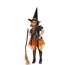 Cappello nero con cintura viola. Costume Da Strega Dorata Per Neonati E Bambine Per Halloween