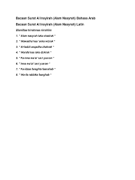 We did not find results for: Bacaan Surat Al Insyirah