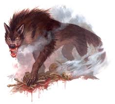 Mean Wolf Werewolf Art Beast Creature Werewolf