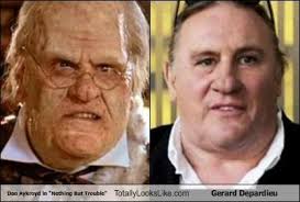 Gérard depardieu is the bad boy of french cinema. Dan Aykroyd In Nothing But Trouble Totally Looks Like Gerard Depardieu Totally Looks Like