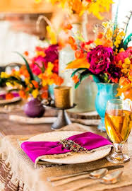 Any other places to get a similar dinner? 25 Jewel Tone Thanksgiving Home Decor Ideas Digsdigs